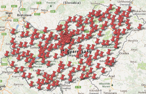 Tankerületek az országban.