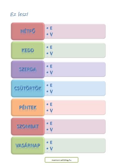 menüterv
